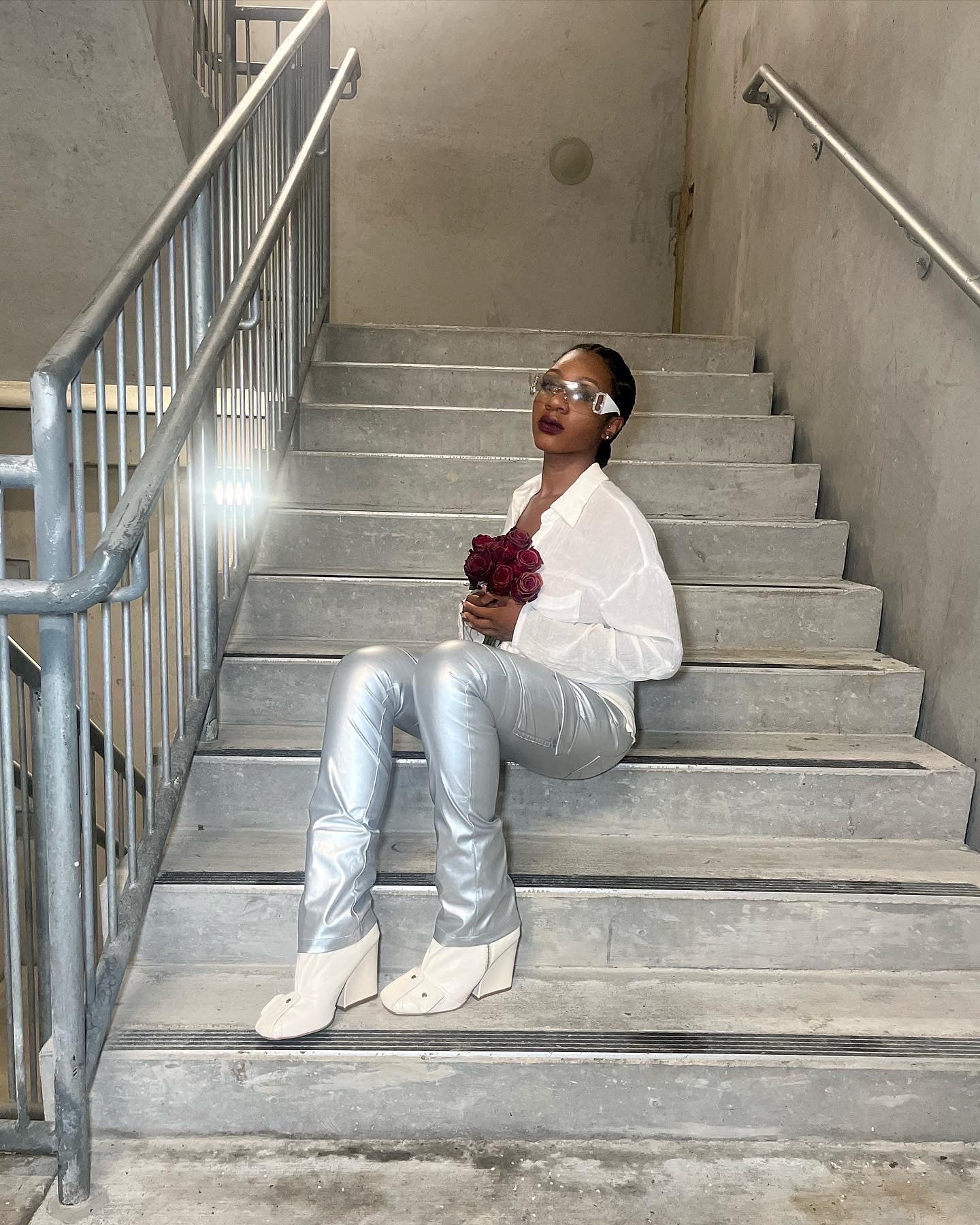 Zenon Metallic Pants